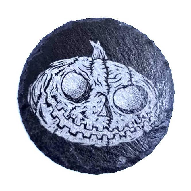 Kürbis-Steinuntersetzer für den Großhandel von Noir Star Emporium