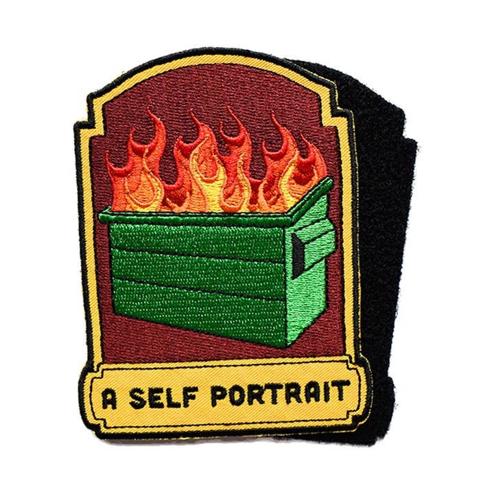Un autoportrait (patch Velcro) pour la vente par Retrograde Supply Co.