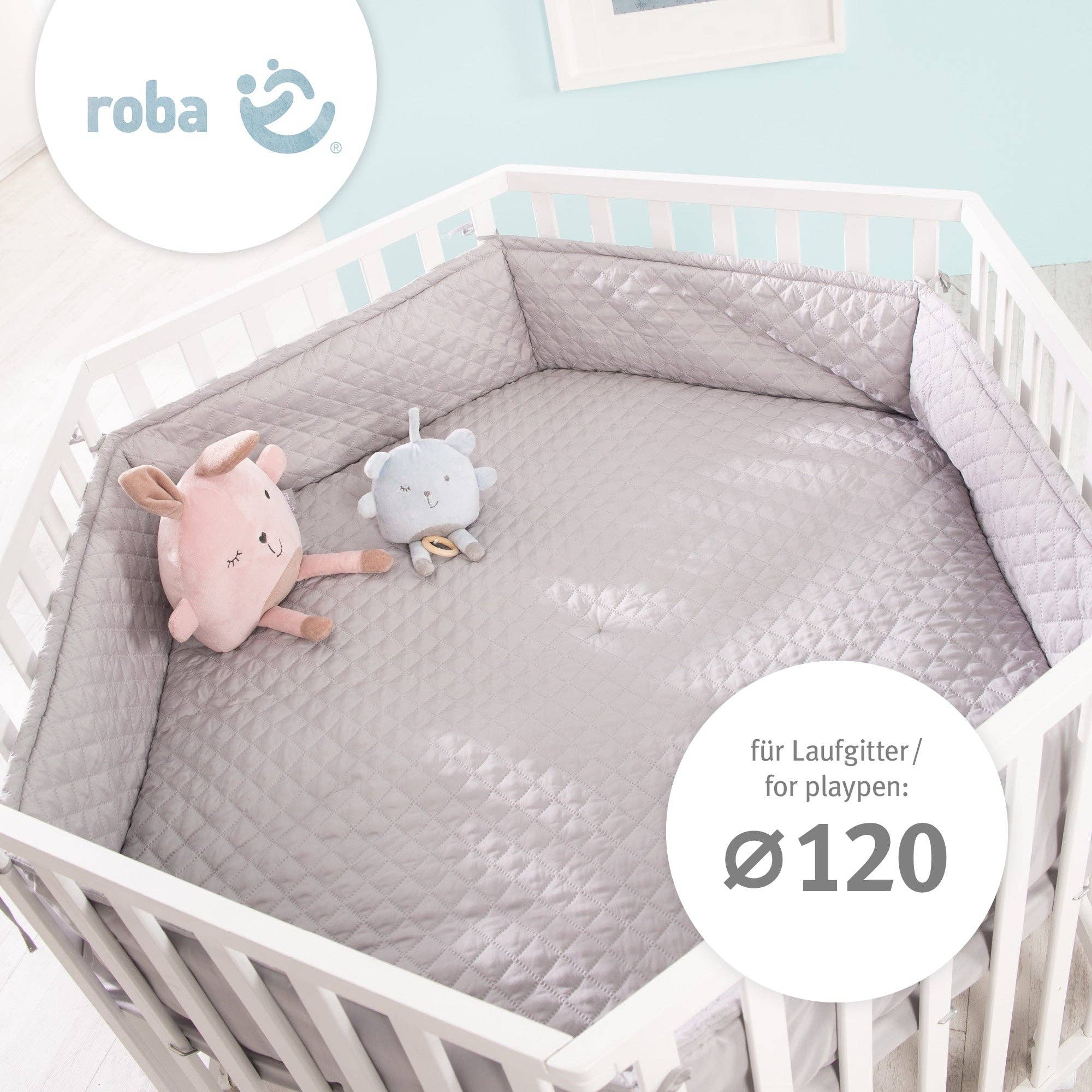 roba kids – wholesale Säng - Barn och baby – ROBA 'safe sleep® 'lekhage madrass, sexkantig9
