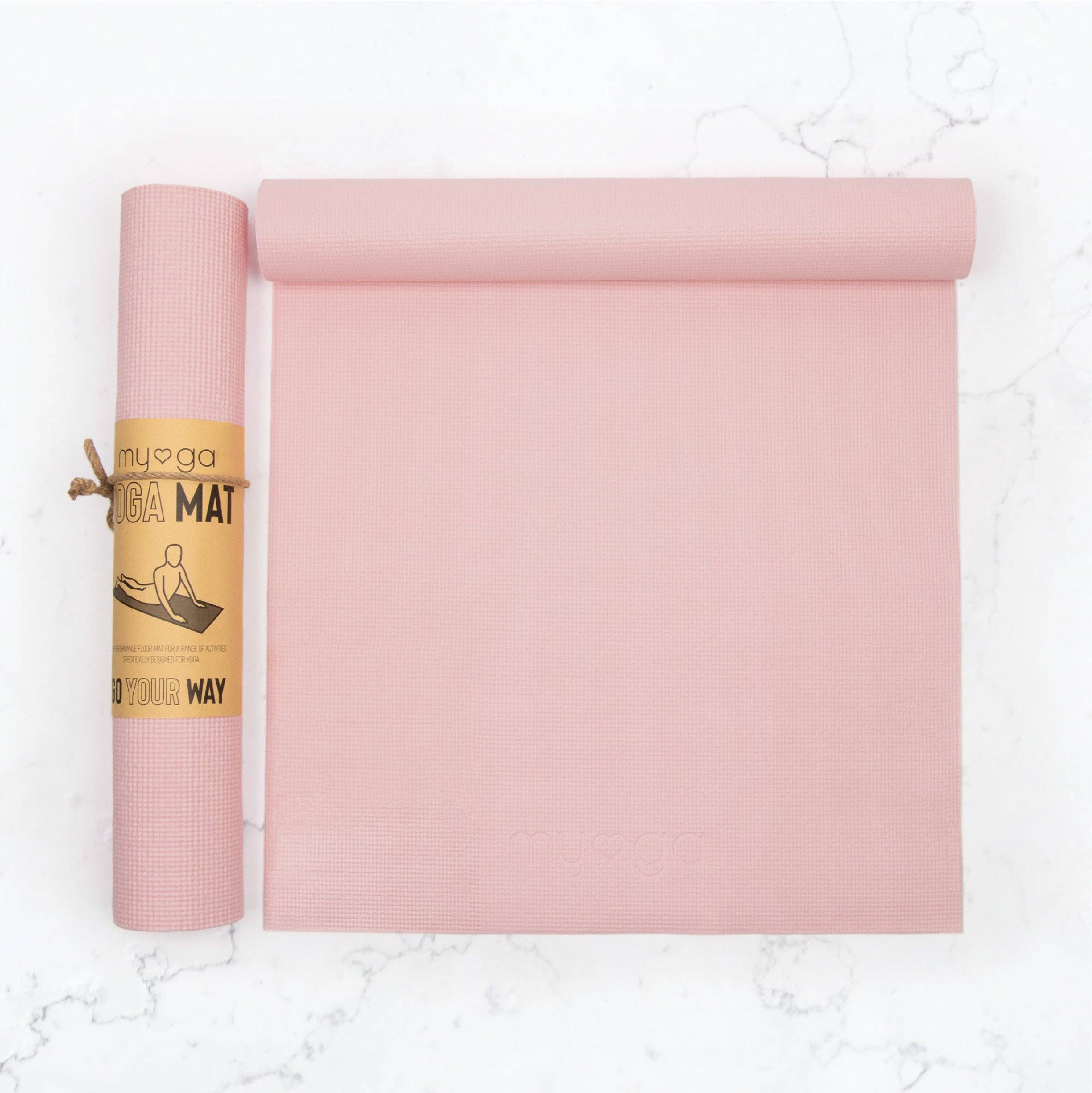 Myga Europe - Wholesale Yoga Mat - Yoga Mat - Pink - Non-Slip Exercise Mat for Yoga & Fitness0