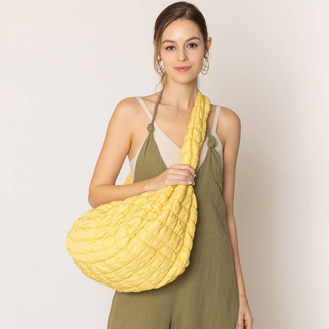 Fashion City - Wholesale Shoulder Bag - Women's - Stylish Lightweight Puffer Shoulder Large Bag8