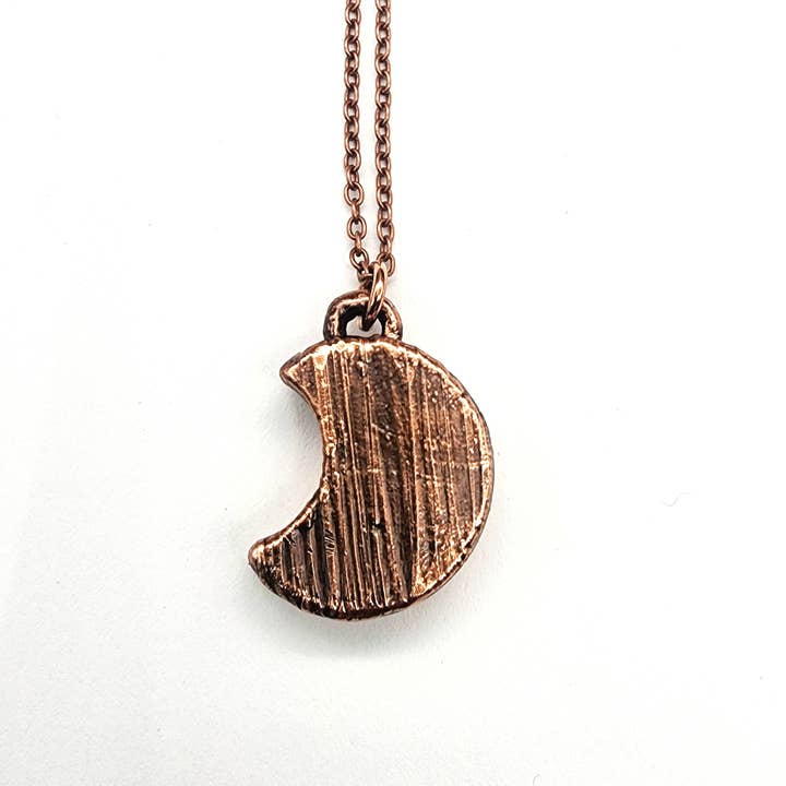 MergingMetals - Wholesale Pendant/Charm Necklace - Petite Chrysoprase Crescent Moon Necklace4