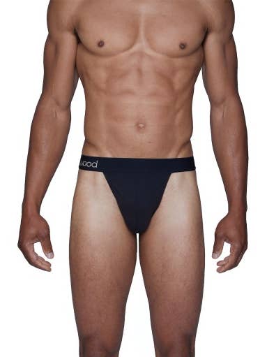 Jock Strap - Black-004 for wholesale by Wood Underwear