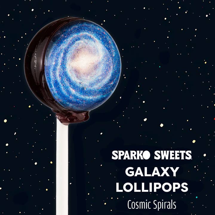 Sparko Sweets - Wholesale Lollipop - Galaxy Lollipops Spiral Designs1