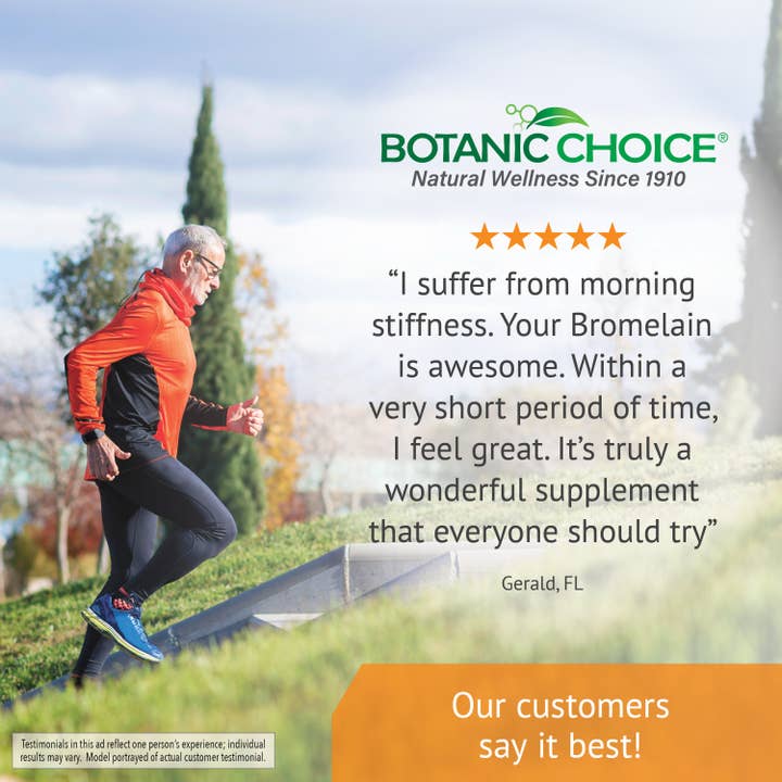 Botanic Choice - Venta al por mayor Suplementos/vitaminas para beber - Botanic Choice Bromelain 500 mg - 90 cápsulas6