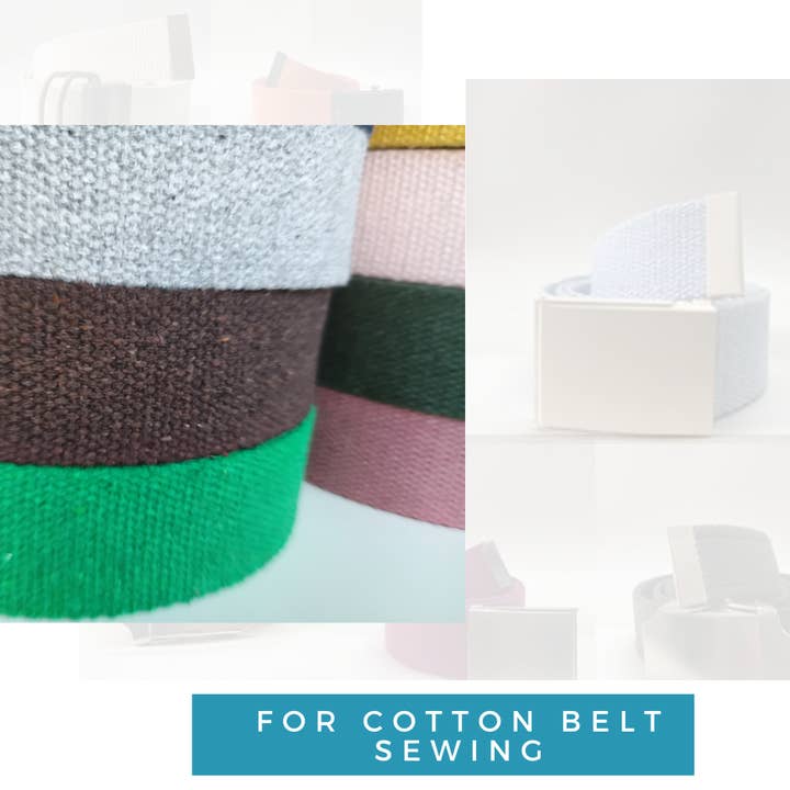 Dream Trimming Goods LLC - Wholesale Craft Supplies - 1.5" x 50 Yard Natural Heavy Cotton Webbing/ Bag Belt Sewing2