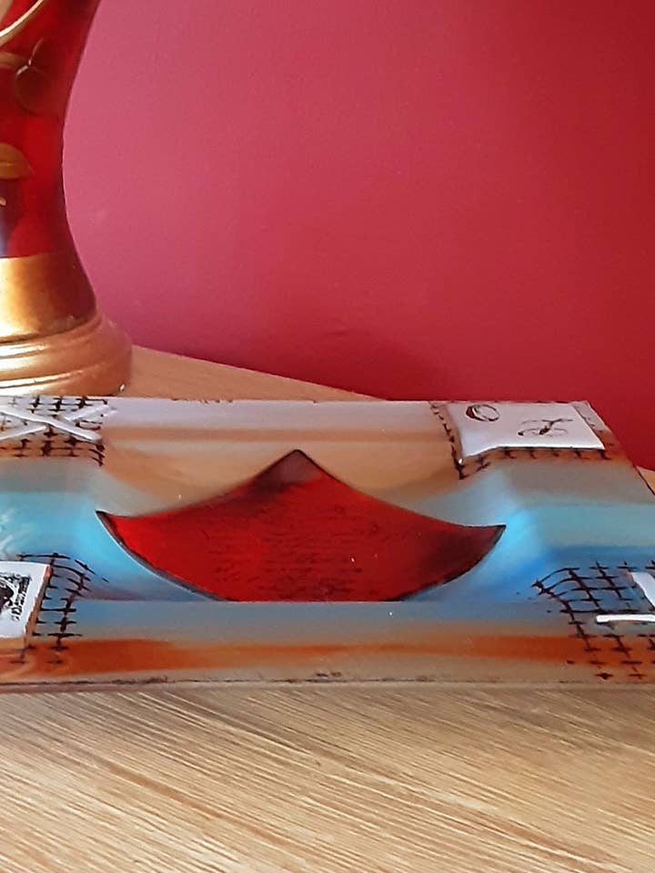 Fused Glass Plate #1 for wholesale by Glasstopia