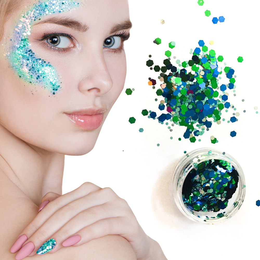 My Wholesale Warehouse - Vente Paillettes pour le corps - Paillettes grossières Licorne Sirène 2 g8