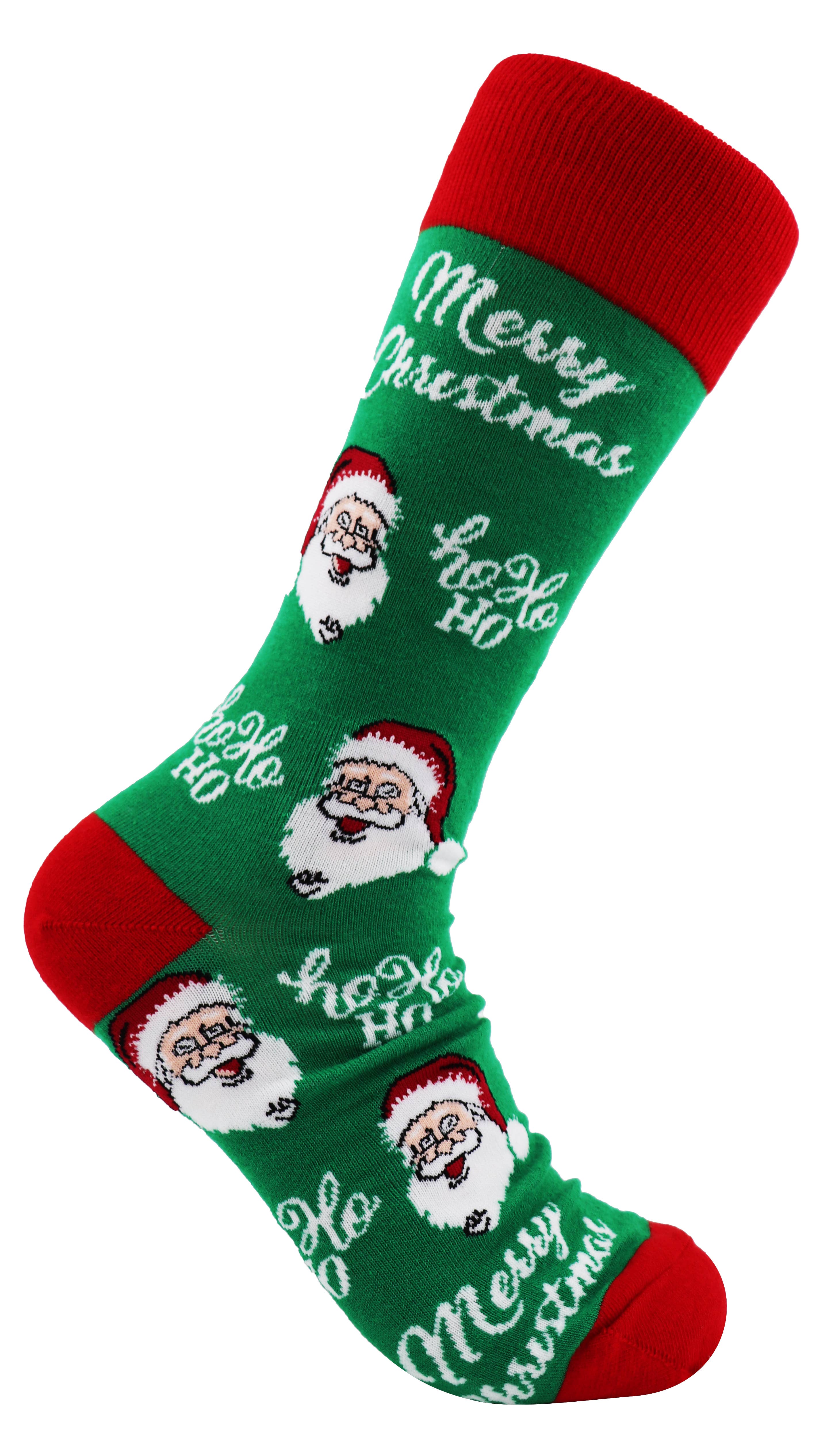 SoXcellent - Vente Chaussettes – unisexe - Chaussettes fantaisie unisexes Merry Christmas Santa Claus Hohoho4