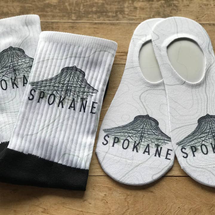Chaussettes His & Hers Spokane Pavilion pour la vente par Simply Me • Gentlemen Est. 2017 LLC