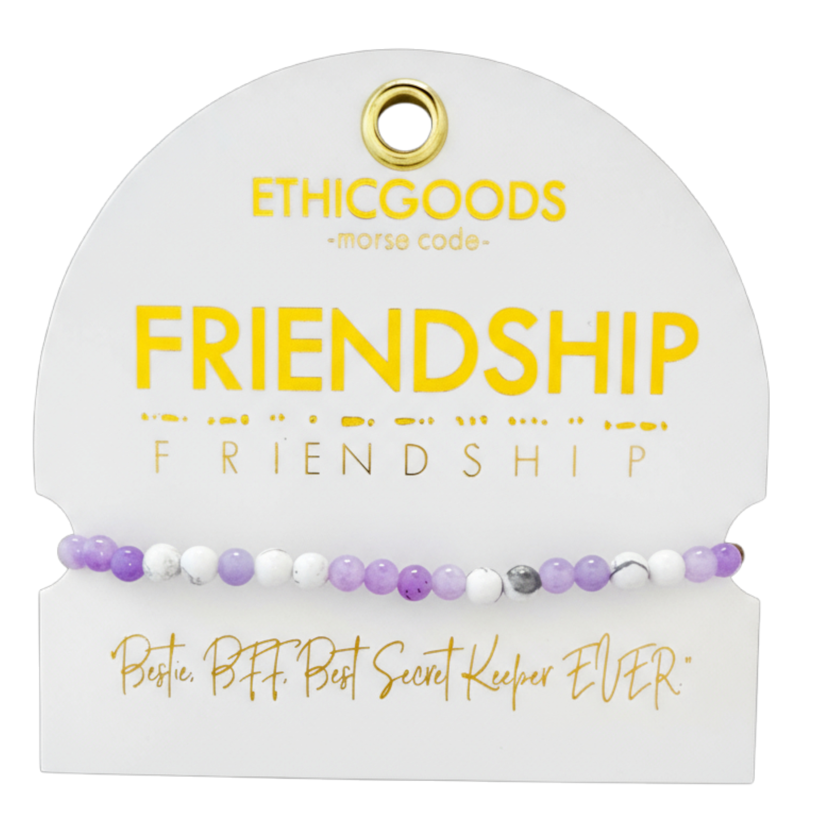 ETHICGOODS - Wholesale Beaded Bracelet - Morse Code Bracelet | FRIENDSHIP14