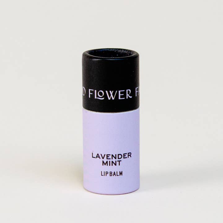 Good Flower Farm - Wholesale Lip Balm - Lavender Mint Organic Lip Balm / 0.3 oz Biodegradable Tube