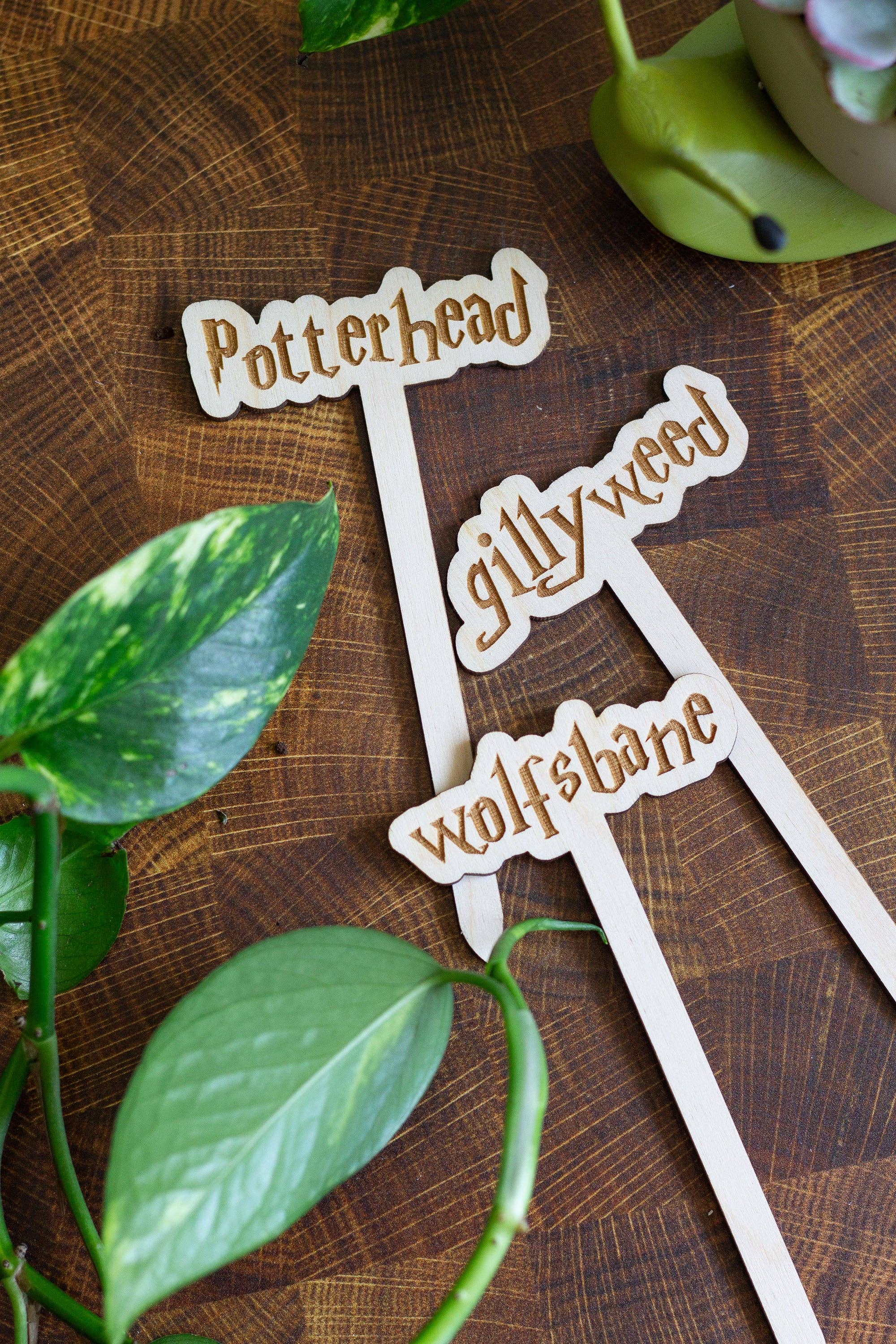 The Print Pantry - Wholesale Garden/Lawn Stake - Harry Potter Wooden Plant Markers7