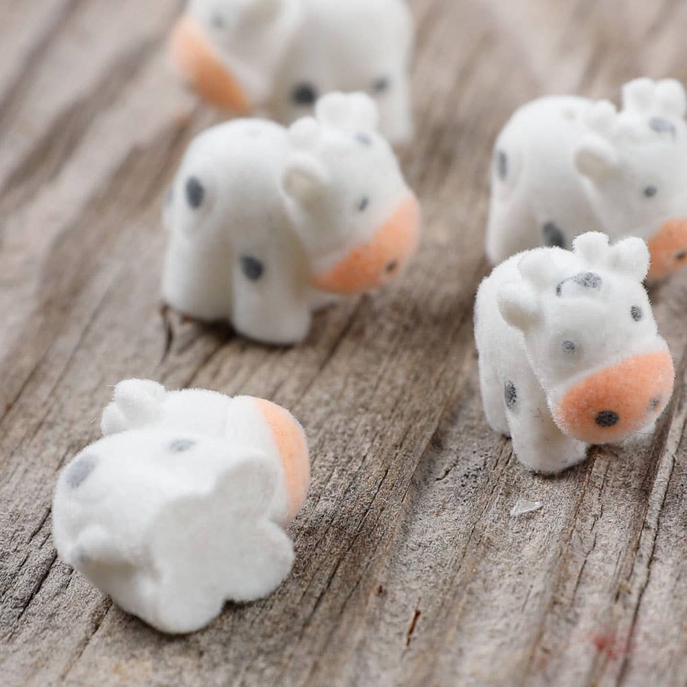 Factory Direct Craft – Engroshandel Bordpynt – Flokkede mini babykøer (pose med 6)4