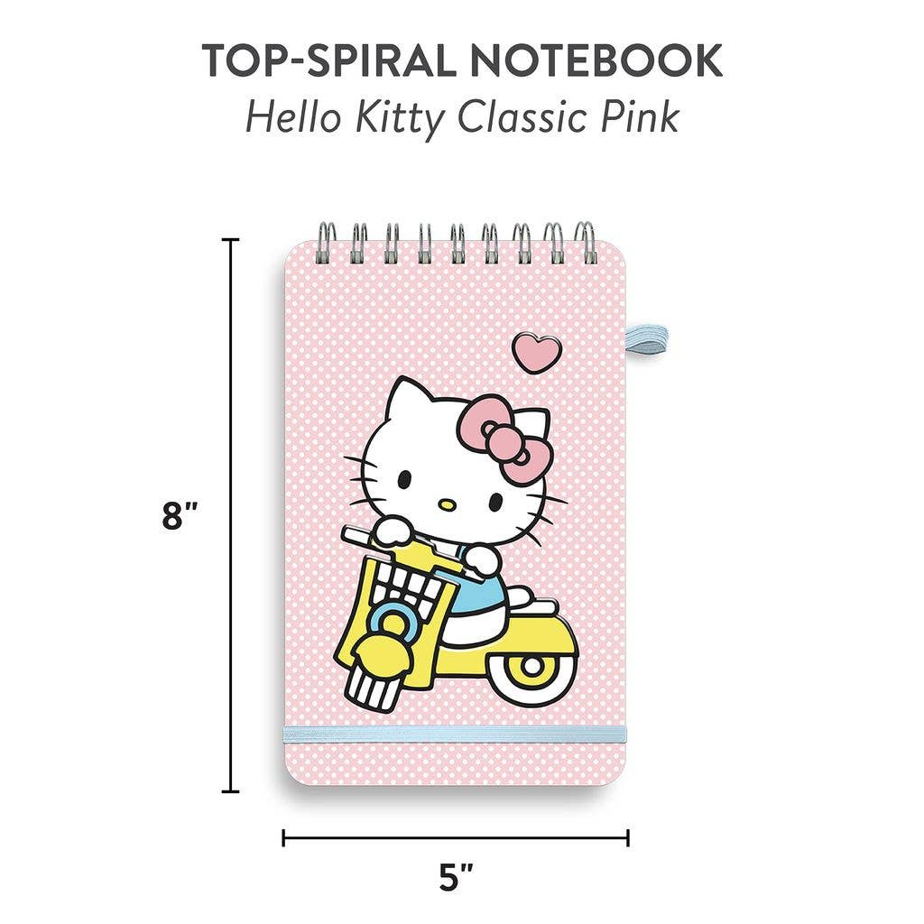 Studio Oh! - Wholesale Notebook - Hello Kitty Classic Pink Top-Spiral Notebook with Pen Loop8