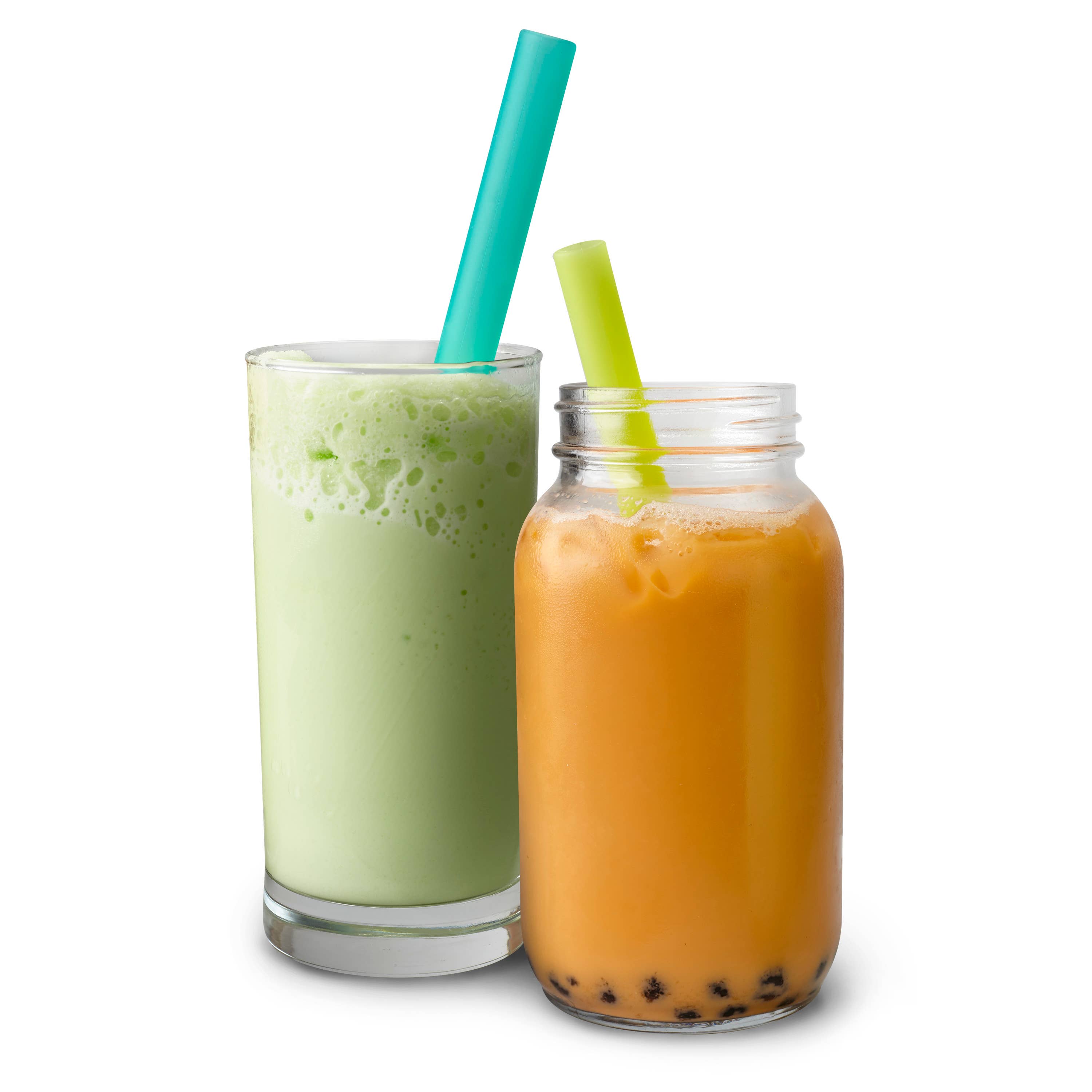 GoSili - Wholesale Drinking straw - Extra Wide Reusable Silicone Straws, 3pk7