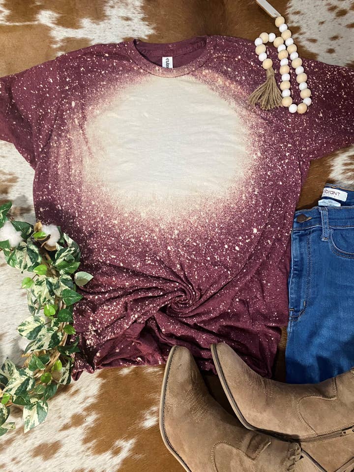 Cute As A Rustic Button - Wholesale T-shirt – women's - Bleach Blank Tees8