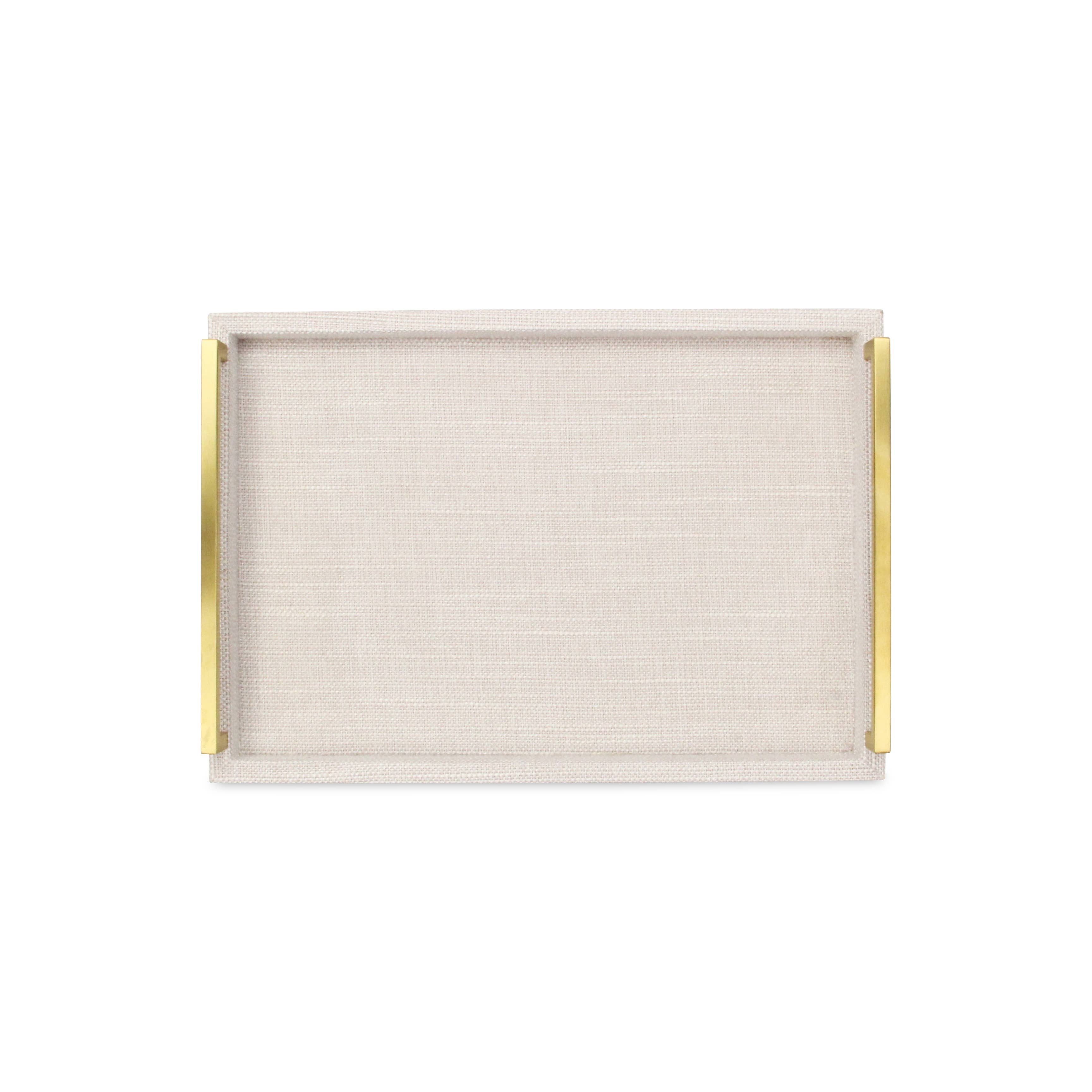 Cheungs Home Decor - Wholesale Decorative Tray - Lusan Linen Tray Set - Dark White7