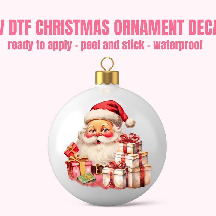 UV DTF Christmas Ornaments #069 for wholesale by One Stop Cups