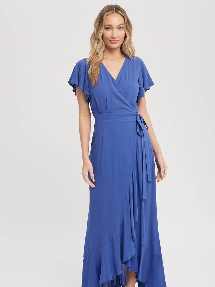 MAXI WIKKELJURK MET RUCHES voor wholesale door Bluivy