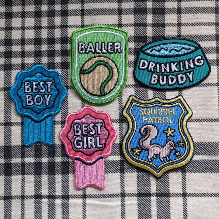 Colored Up Pup - Wholesale Patch - Adventure Dog Iron On Patch for Dogs1