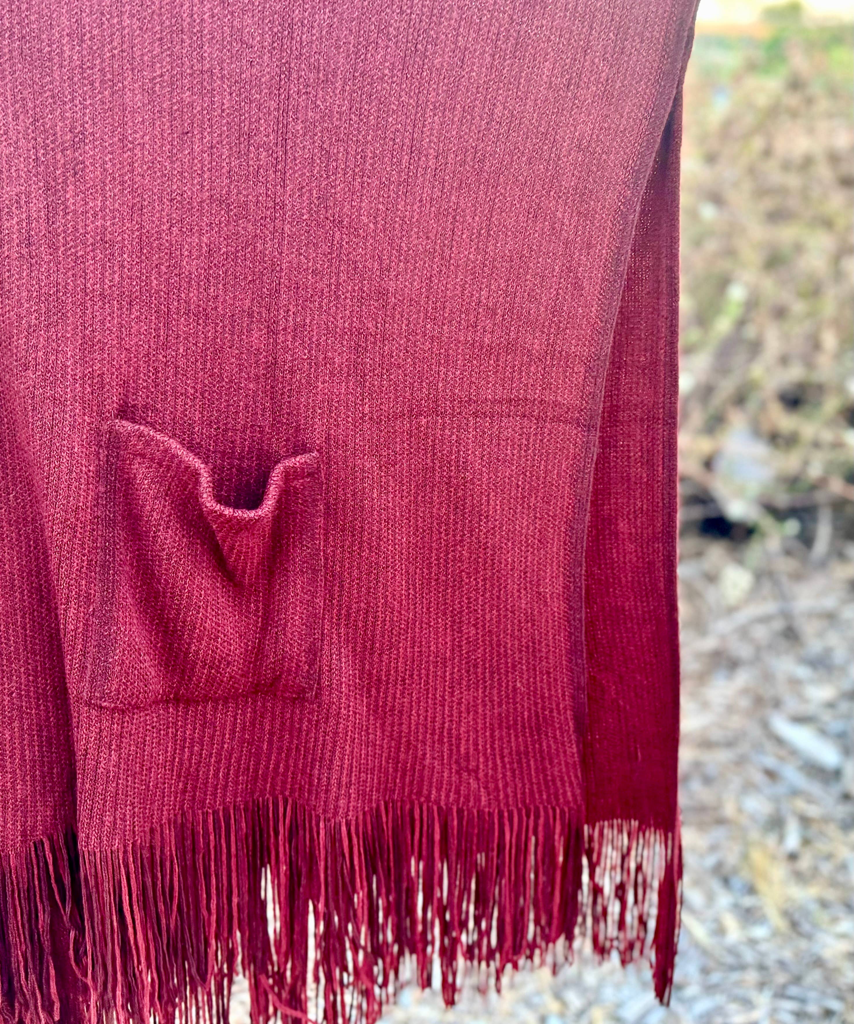 Justin & Taylor – wholesale Kofta - Dam – Harlow cardigan | Kimono-cardigan med fickor och fransad nederkant63