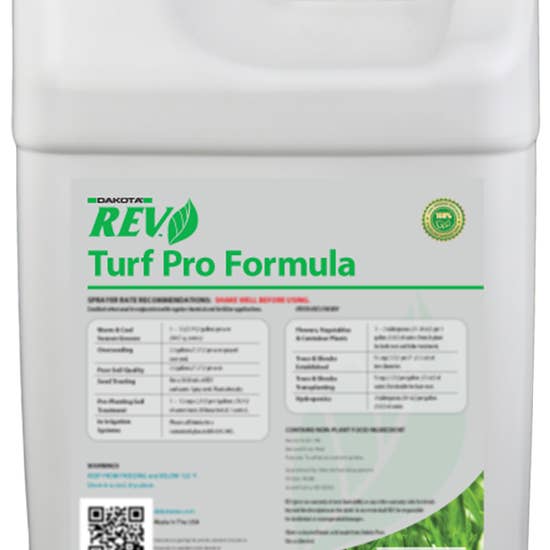 DAKOTA REV Turf Pro – Professional Grade Organic Growth Enhancer (5-Gallon Case Pack) for wholesale by Organic REV