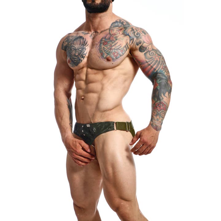 Malebasics Underwear - Vente Sex toys - Jockstrap pour cockring DONGEON par MOB8