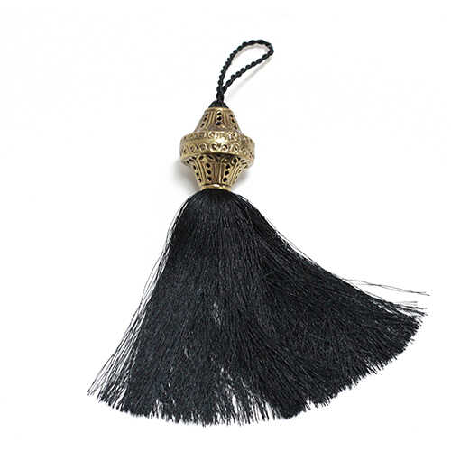 Brass Top Silk Tassel - Night for wholesale by SmithHönig
