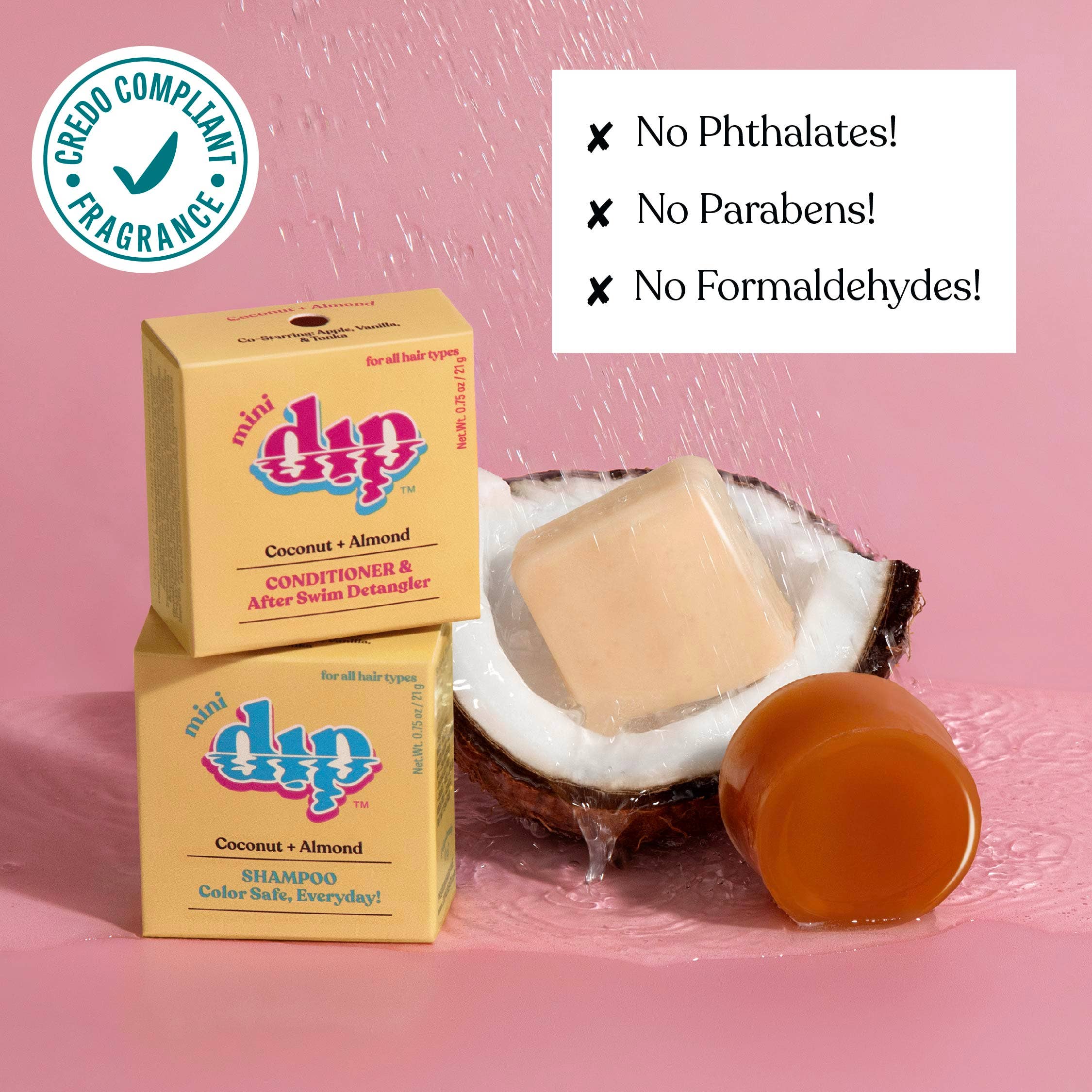 Dip - Wholesale Hair Conditioner - Mini Dip Conditioner & After Swim Detangler - Coconut & Almond3