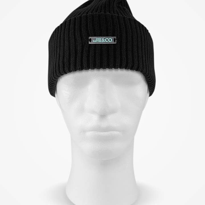 John Hatter & Co - Wholesale Beanie - Men's - The Gentleman Black – Beanie