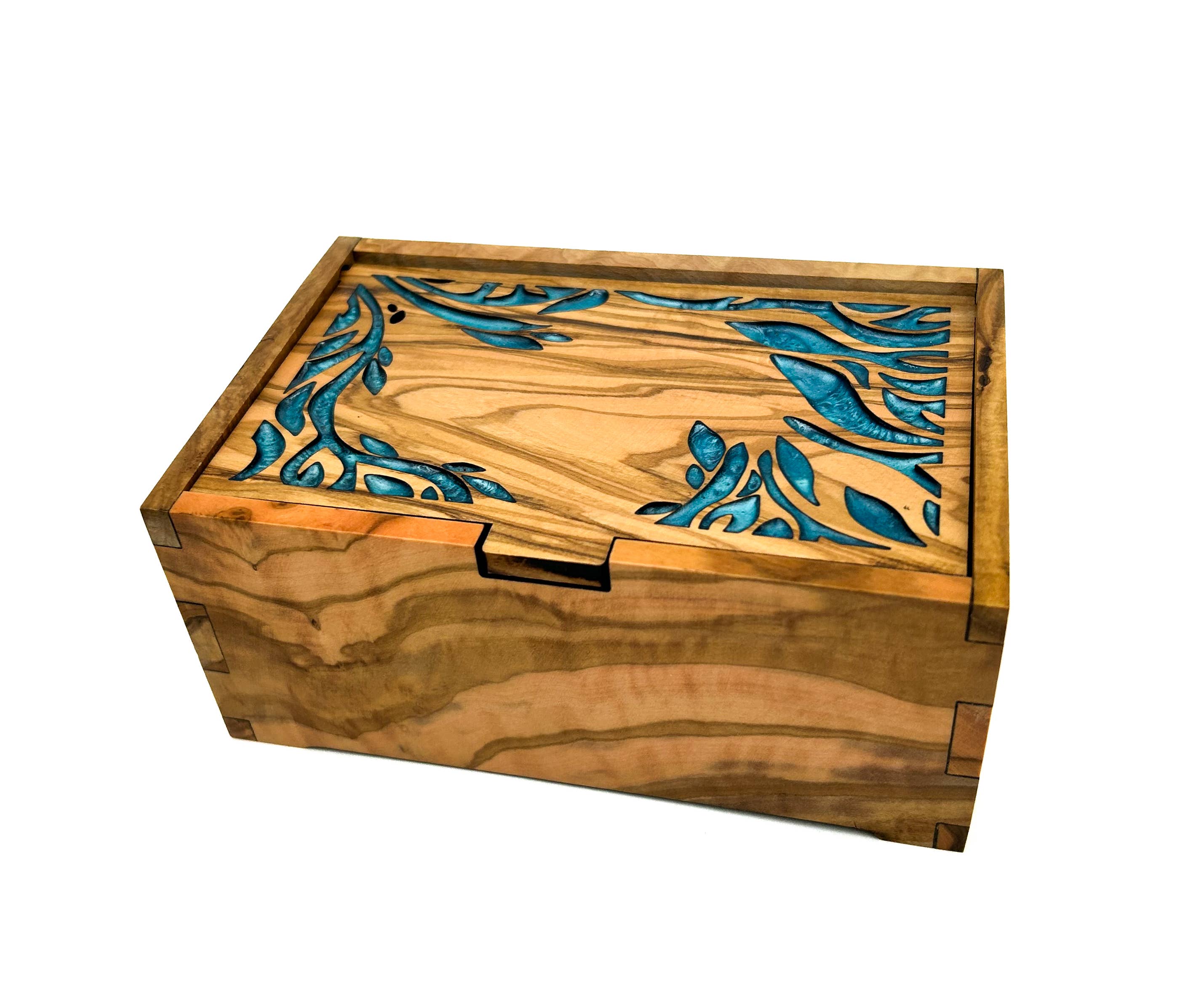 Natural OliveWood – wholesale Smyckeskrin och organisatörer – Olivträ och harts smyckeskrin