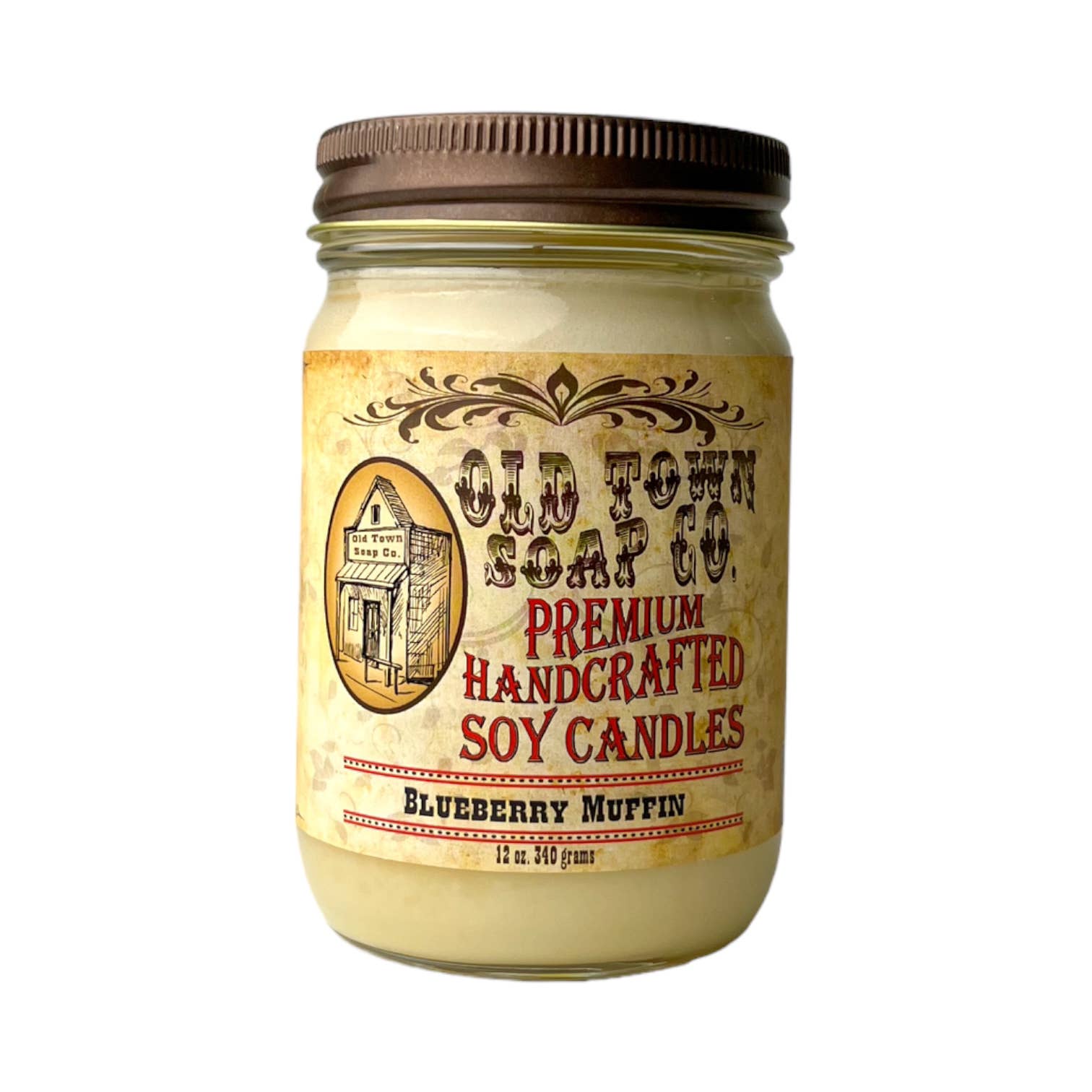 Old Town Soap Co. - Wholesale Jar/Filled Candle - 12oz. Candles - Premium Candles for your Home5