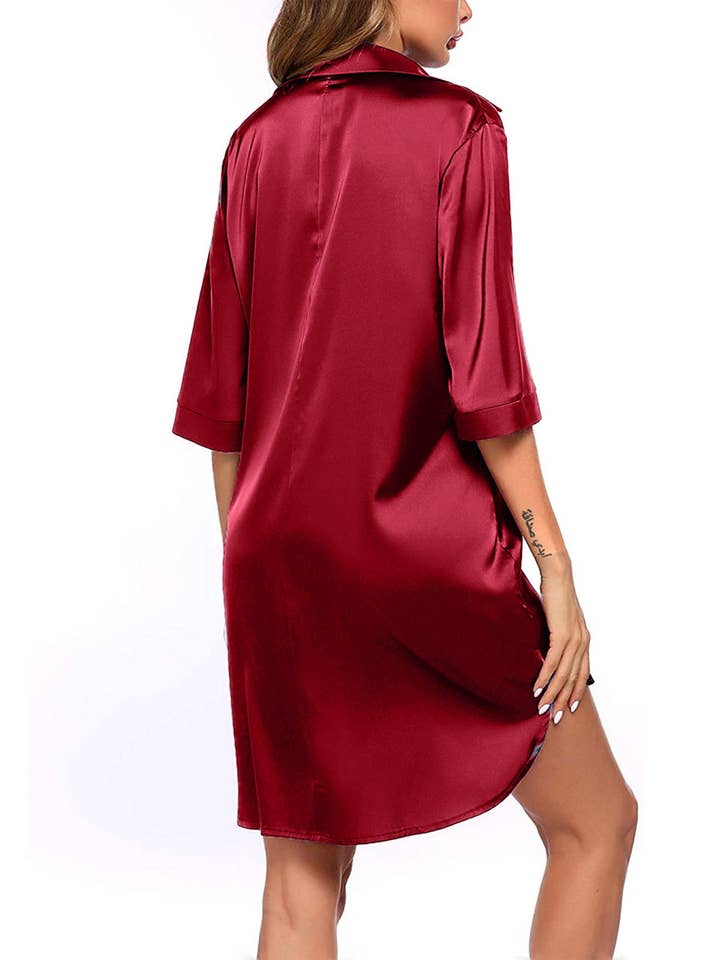 Wholesalesir - Wholesale Cardigan - Women's - Leisure Home Satin Cardigan