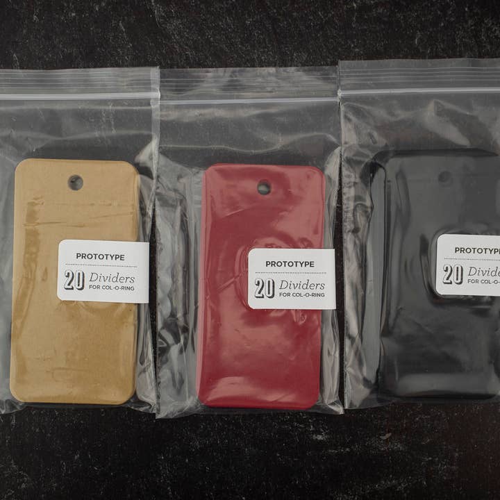 The Well-Appointed Desk - Wholesale Stationery/Notecard Set - Col-o-ring Dividers - Set of 20 Cards (PROTOTYPE!)9