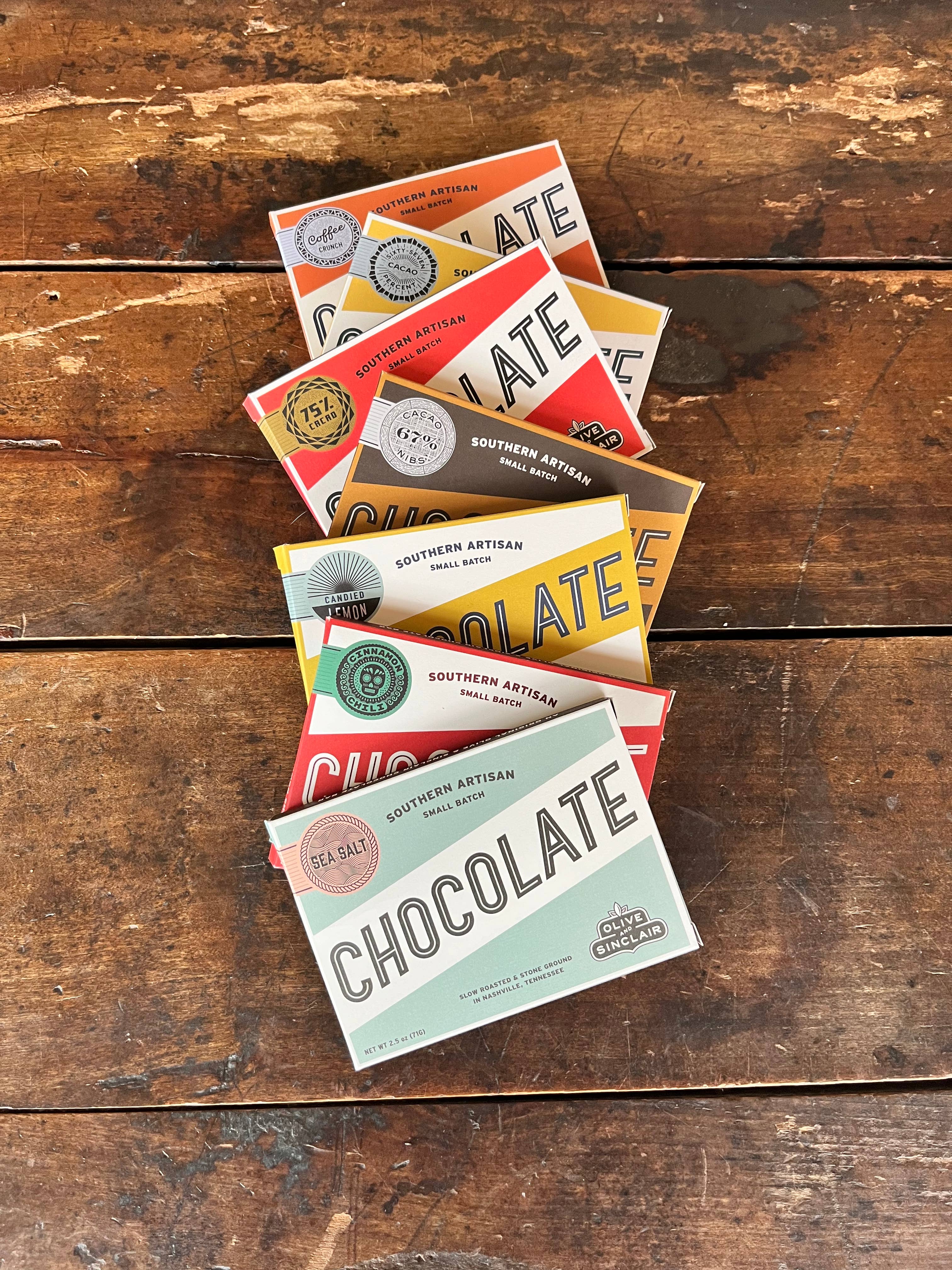 Olive & Sinclair Chocolate - Wholesale Chocolate Bar - Dark Sea Salt Chocolate Bar2