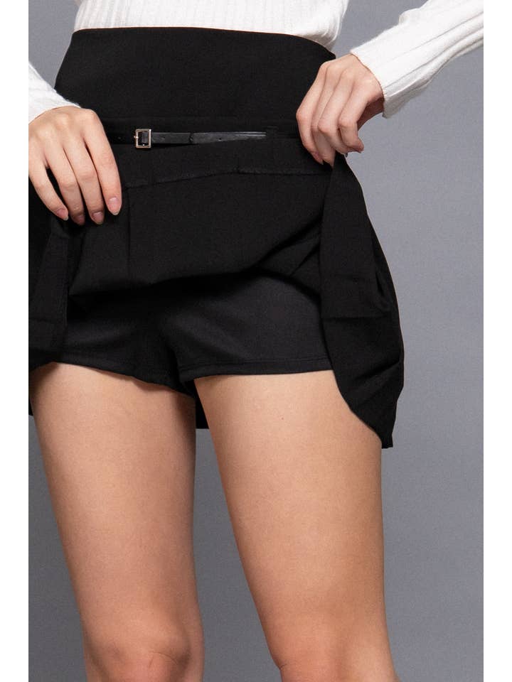 Active Basic | Active USA – Engroshandel Nederdel - Dame – Miniskjørt med mellemtalje med bælte og undershorts18