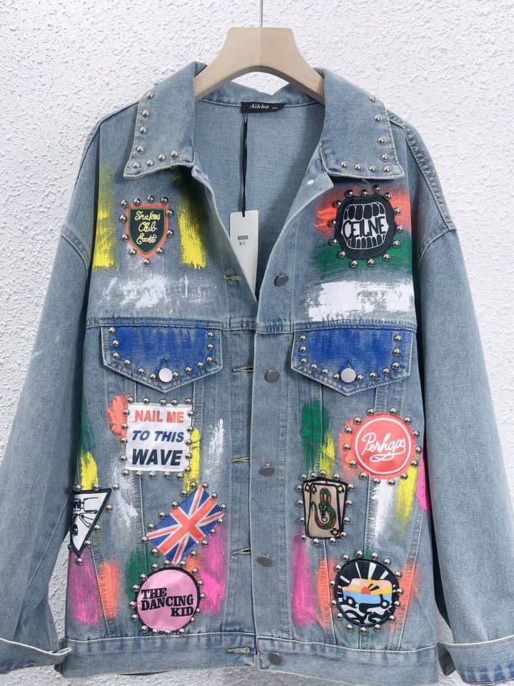 Blue Denim jacket (8006) for wholesale on Faire0