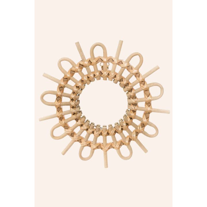 Bruna – Engroshandel Vægspejl – Rattan Bambus Spejl · Deco ·