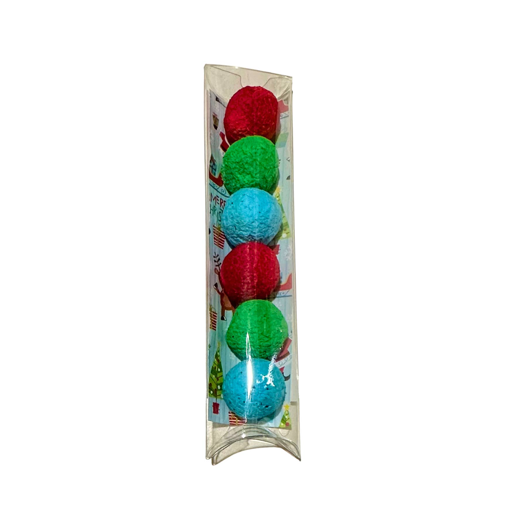 Gifts That Bloom - Wholesale Plant Seeds - Wildflower Seed Bombs with Merry Christmas Background