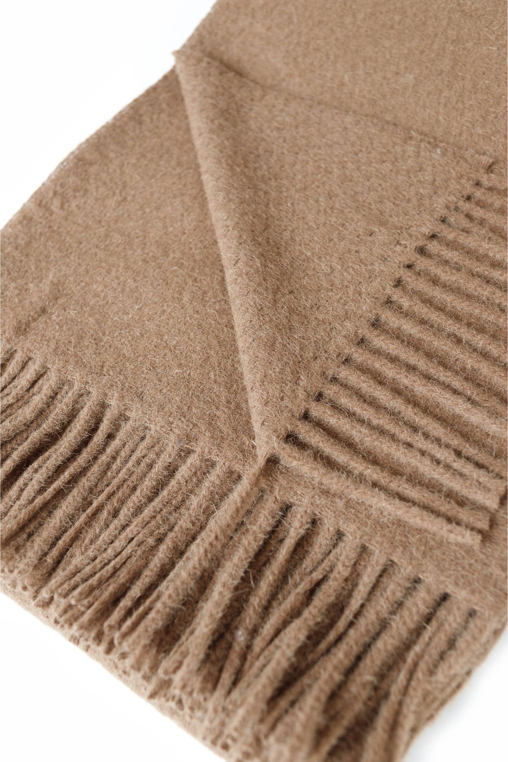 Linen Way Inc. - Vente Plaids - Plaid en laine d'alpaga de Cork5