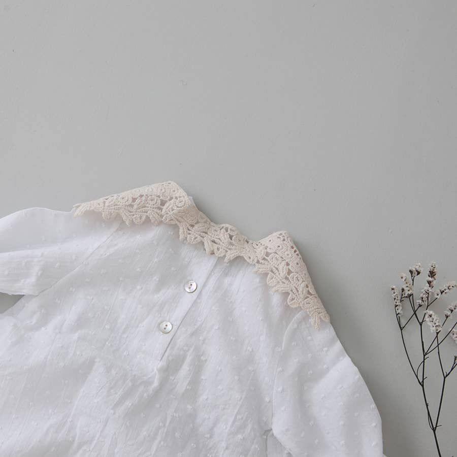 peekaboo – Conjunto de roupa - Bebé por atacado – Suplemento de colar de crochê para bebês e crianças pequenas10