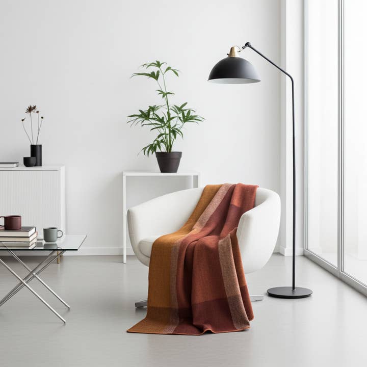 Shupaca Alpaca - Wholesale Throw blanket - NEW! Alpaca Throw Blanket - Amber1