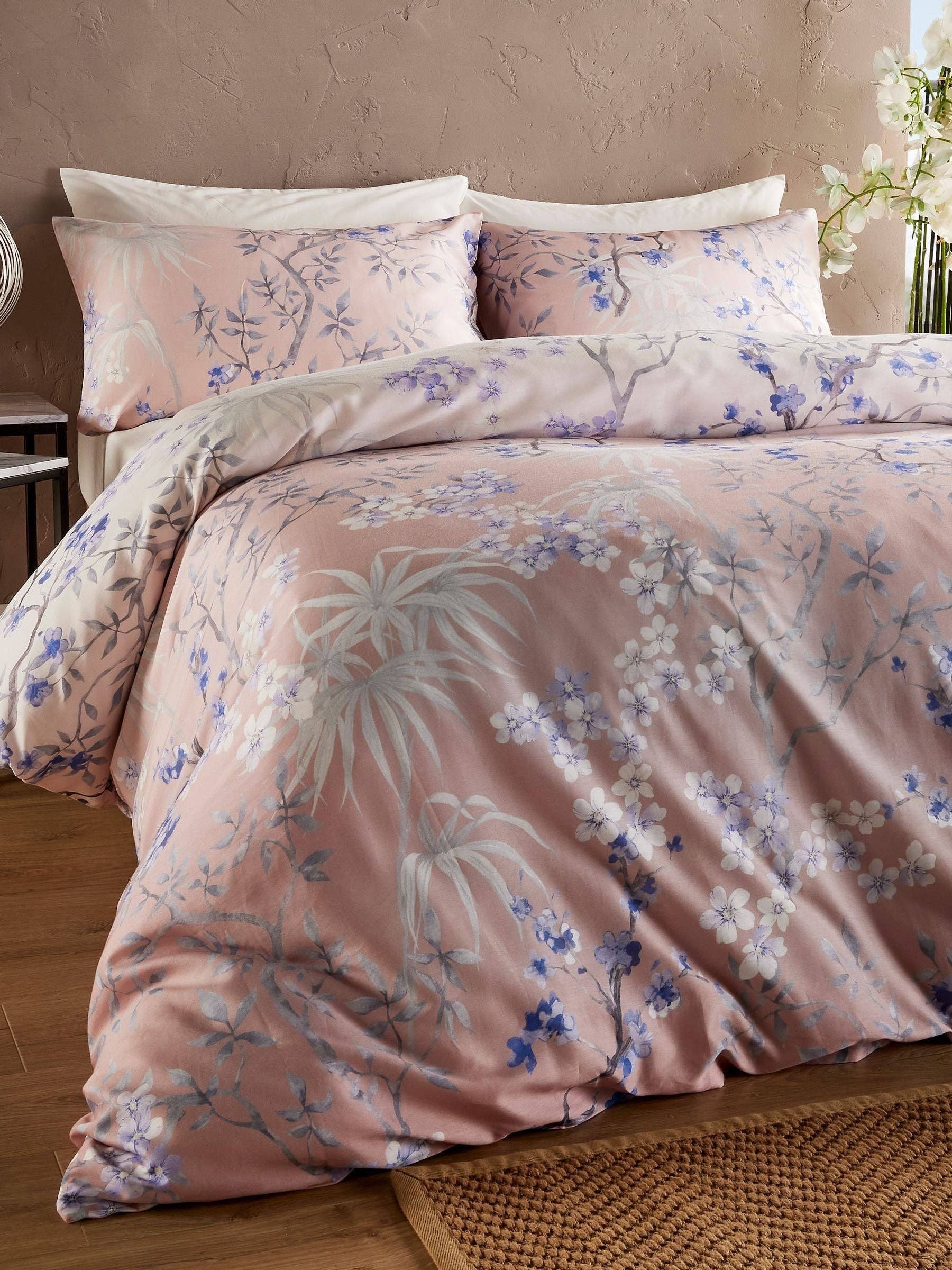 Vantona Boutique Mai Blossom Duvet Cover Set - Blush for wholesale on Faire3