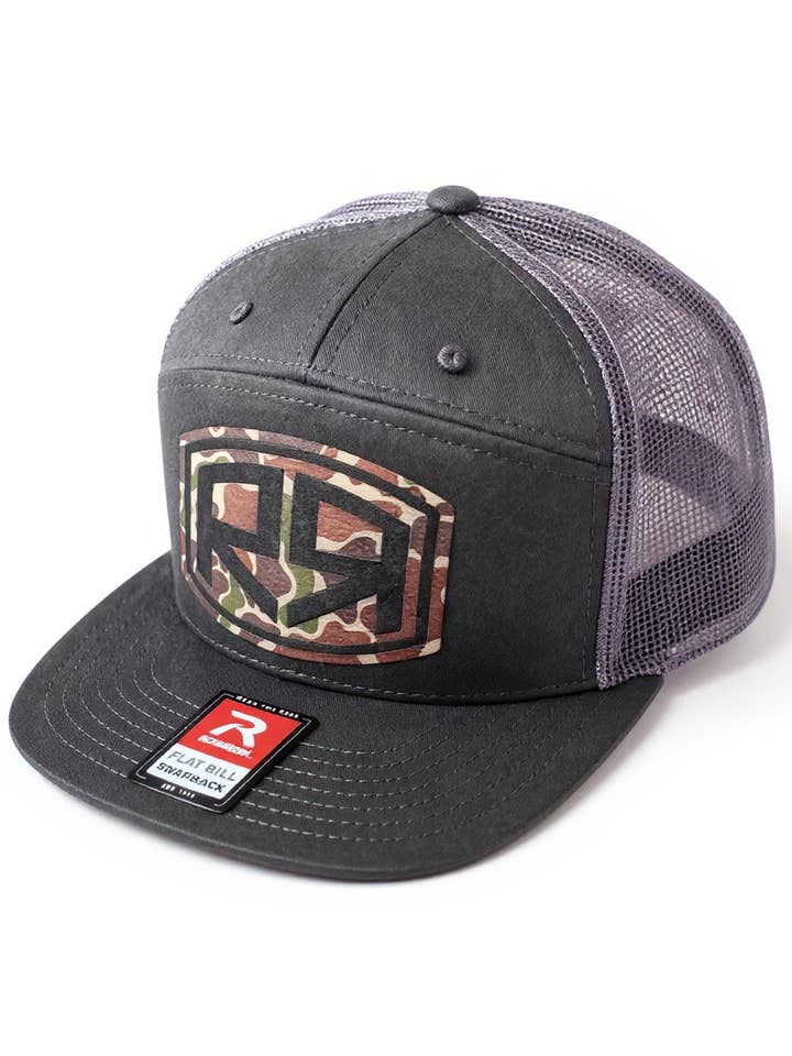 Richardson 168 - Flat Bill - Charcoal for wholesale by River and Ray