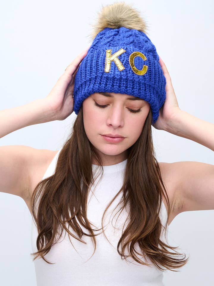 Blå KC Pom Hue for engroshandel hos Locale