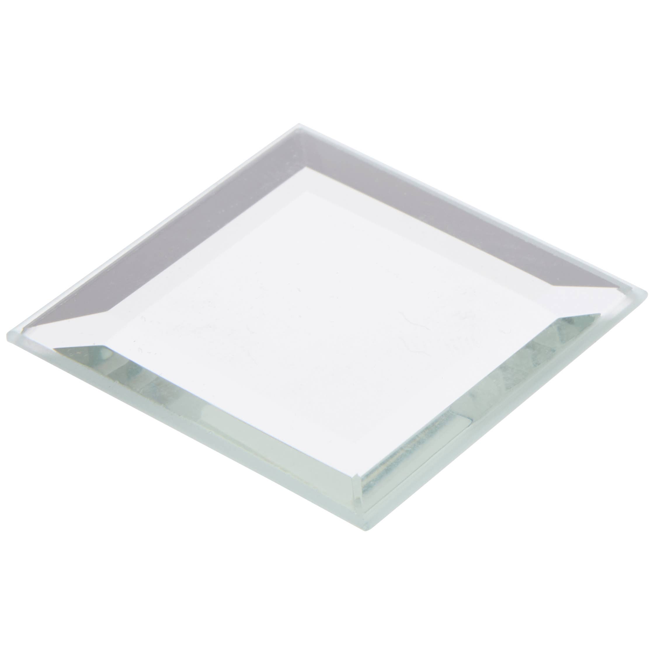 Bard's - Wholesale Decorative Tabletop Object - Bard's Square 3mm Beveled Glass Mirror, 1.5" x 1.5"0