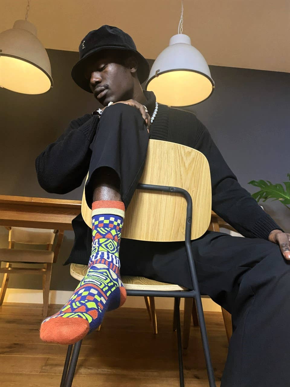 Olisha socks - Wholesale Socks - Unisex - Sema Sodalite blue - Organic Cotton Socks1