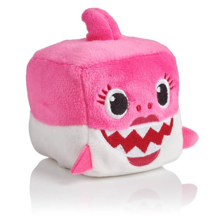 Party Expo, LLC - Venta al por mayor Peluche - Niños y bebés - Cubo de Peluche de Tiburón Bebé - Pinkfong - Compacto para Viajar
