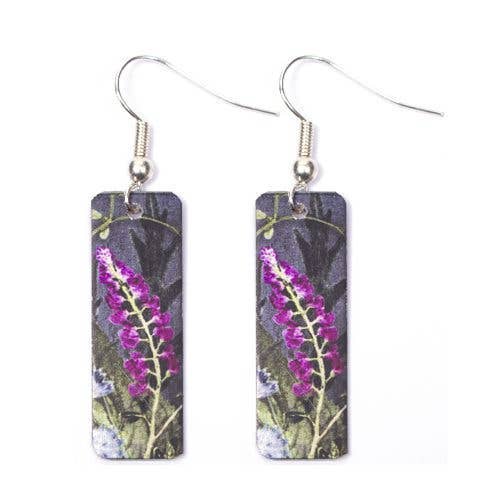 Botanical Inspired Midnight Bloom Earring Set. Stylish Jewel for wholesale by Gillian Arnold Jewellery